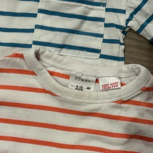 Banana Republic Olive and White Striped Kids One Piece - Picture 4 of 4